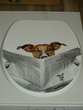 Toilettendeckel WC - Sitz Newspaper nur der Deckel ohne Schrauben und Scharniere
