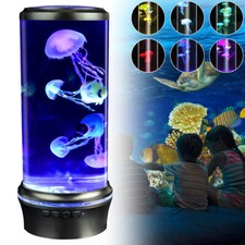 Quallen Lampe mit 7 Farben LED Aquarium Lampe Quallen Lavalampe Stimmungslicht