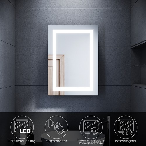 Spiegelschrank mit led 50x70 - spiegelschrank,