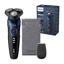 Philips Shaver Series 5000 Nass Trockenrasierer Blau mit Präzisionstrimmer