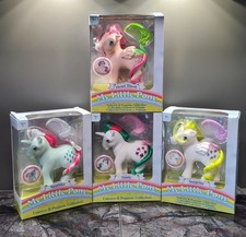 My little Pony 35th Jubi Unicorn + Pegasus  1984 UK Gusty Heart Throb Surprise