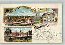 13704223 - 8906 Gersthofen Farbwerke Fabrik Gasthaus A. Seitz Ortsstrasse