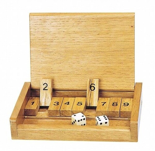 Shut the box klappenspiel - shut,