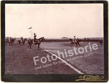 Foto CDV Kaiserparade in Berlin Tempelhof ca. 1910