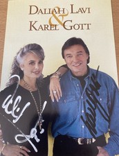 Autogramm dalia lavi karel - dalia, &