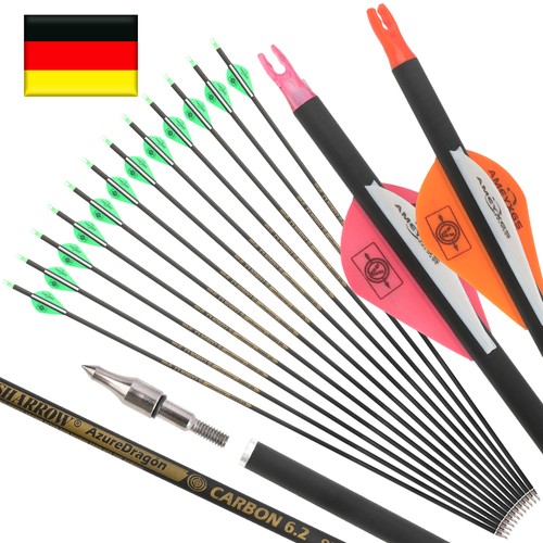 12x reine carbonpfeile - 30",