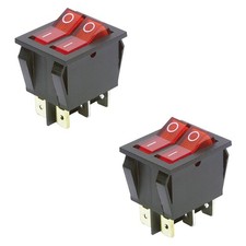 ✅Wippschalter 2 Stück 2Fach