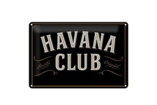 mrdeco Metall Schild 20x30cm  Havana Club Deko Blechschild