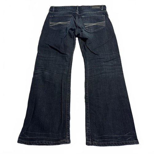 Vintage dark wash baggy - vintage, jeans