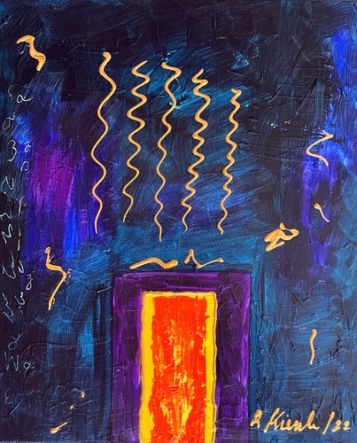Original abstrakt expressiv