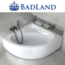 Eckbadewanne Badewanne Eckwanne Acryl 120x120  130x130  140x140  Schürze +GRATIS