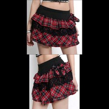 Gothic Punk Metal Rüschen