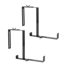 2 x Geländer-Pflanzgefäß-Haken, Geländer-Blumenkastenhalter für Terrasse