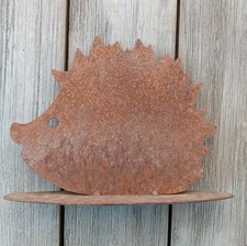 Rost Igel Figur Garten Deko  21  cm Sehr Gut