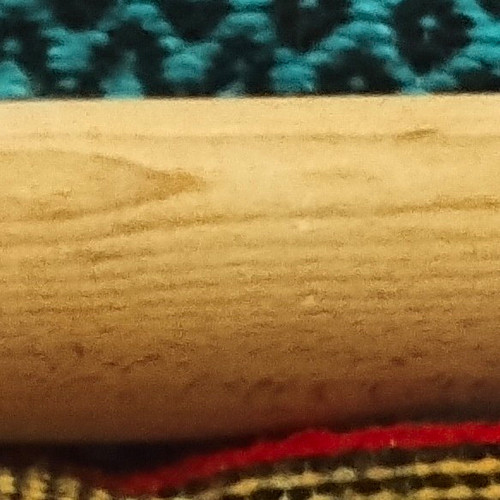 Einfaches nudelholz aus holz - einfaches,