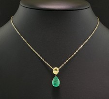 Smaragd Saphir Collier Kette