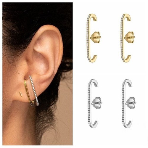 Wrap earlobe studs - wrap, studs,