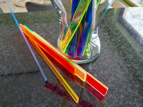 Leisten farbig acrylglas - farbig,