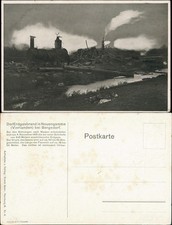 Ansichtskarte Bergedorf-Hamburg Erdgasbrand Neuengamme Vierlanden 1910