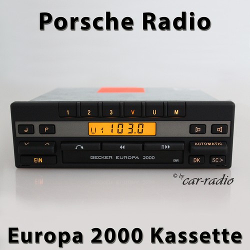Porsche radio becker europa - porsche,
