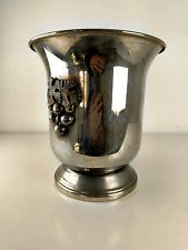 Sektkühler Champagnerkühler Flaschenkühler Weinkühler Weinrebe Versilbert