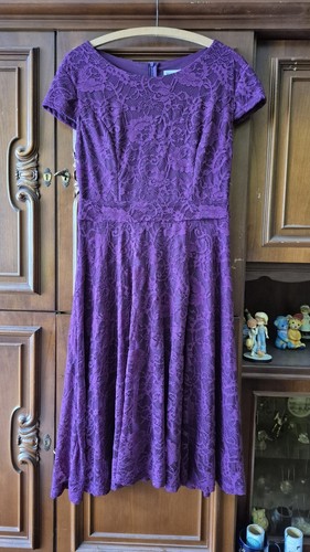 Spitzenkleid lila purple - spitzenkleid,