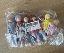 Holz Puppen 7 Personens
