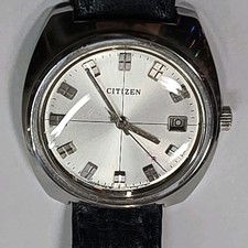 CITIZEN-Armbanduhr- -Datum-Japan-Handaufzug-ungebraucht-läuft perfekt-Videofilm-