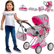 Kinderplay Puppenwagen ab 1 2 3 Jahre Kinderwagen Spielzeug - KP0200S
