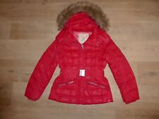 EDC by ESPRIT Daunen Winter Jacke Steppjacke Parka Kunstfell-Kapuze Gr.36 /S TOP