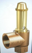 Membran-Sicherheitsventil 1/2" x 3/4" 2,5 bar Rotguss