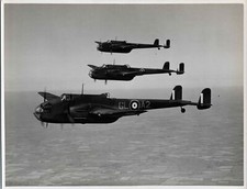 HANDLEY PAGE HEREFORD HP.53 DOLCHFORMATION ORIGINAL ZENSUR PRESSEFOTO RAF WW2