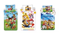 Paw Patrol Bettwäsche 2 tlg. Garnitur 3 Varianten Decke Kissen 100x135 cm