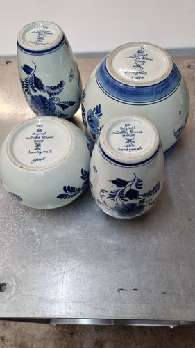 Original delft blauw raam - delft,