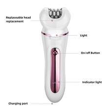 Osmo EpiLuxe Epilierer Schmerzlos Dauerhafte Haarentfernung, Ideal