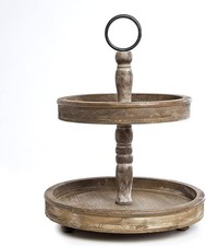 Holz 2 Etagen Tablett |