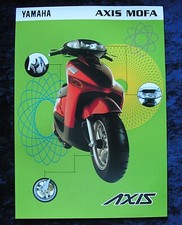 Yamaha Axis Mofa Prospekt 1997 2 Seiten 