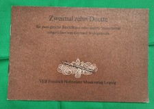 kleines Notenheft "zweimal