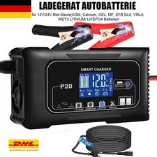 15A/20A/25A Intelligente Batterie Ladegerät Impuls Reparatur Auto KFZ 12V/48V