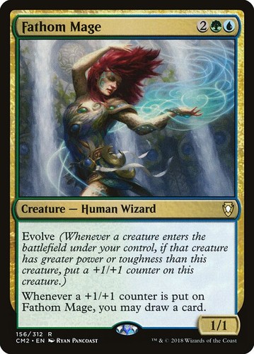 Magic mtg fathom mage cm2 - fathom,