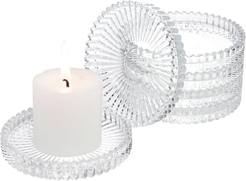 Kerzenständer glas 6pcs - glas,