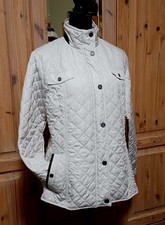 Schicke Steppjacke von "BARBARA LEBEK" Elfenbein beige Gr. 42