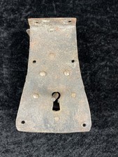 Antik Eisen Kastenschloss Möhrenschloss Barock Beschlag Türschloss Restaurator