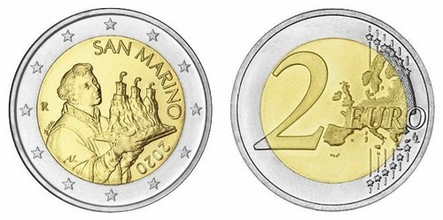 San marino euro kursmünze - marino,