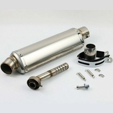 38-51mm Universal Motorrad Auspuff Endstück Refit Auspuff Schalldämpfer Fit