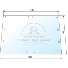 Clear Windscreen Glass 520594