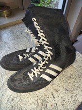 Adidas Boxerstiefel Boxerschuhe schwarz D 44