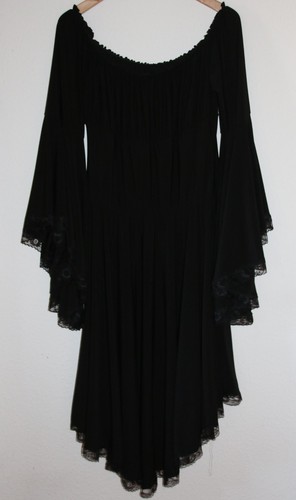 Ocultica kleid schwarz - schwarz, mit