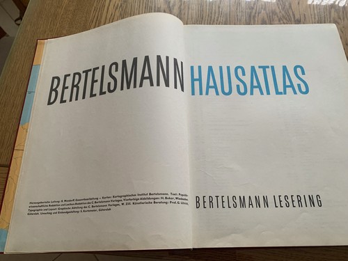 Bertelsmann hausatlas vom - hausatlas,
