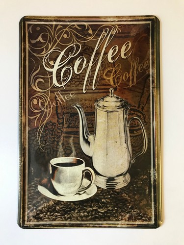 Blechschild coffee 30x20cm - |,